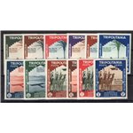 Tripolitania - 1934 - Mostra d'Arte Coloniale, serie n° 94/99 + P.A. 41/46. Cat. € 330 (**)