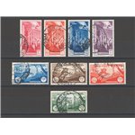 Tripolitania - 1931/32 - P.A. Soggetti africani, serie n° 9/16. Cat. € 160 (U)