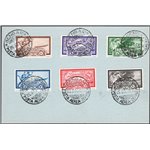 Tripolitania - 1933 - P.A. Crociera Zeppelin, serie n° 22/27. Cert.: IC. Cat. € 1.750 (U)