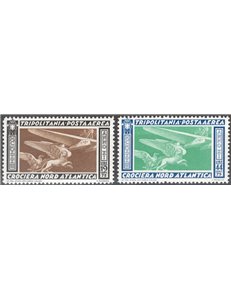 Tripolitania - 1933 - P.A. Crociera Balbo, serie n° 28/29. Cat. € 200 (**)