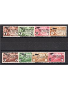 Giri Coloniali - 1934 - 1° Volo Roma - B. Aires, il giro delle 2 colonie. Cat. € 170 (**)