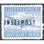 Occup. Straniere della Colonie - Occupaz. Tedesca - Egeo - 1944 - Franchigia Militare francobolli di Germania “Feldpost” perfora