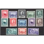 Occup. Straniere delle Colonie - Somalia AFIS - 1950 - Soggetti africani, serie n° 1/11 + Ex 1/2. Cat. € 215 (**)