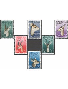 Occup. Straniere delle Colonie - Somalia AFIS - 1955 - P.A. Animali, serie n° 26/31. Cat. € 50 (**)