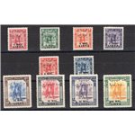 Occup. Straniere delle Colonie - Libia - Regno Indipendente - Emissioni per la Tripolitania - 1951 - Cavaliere Senussita, serie 