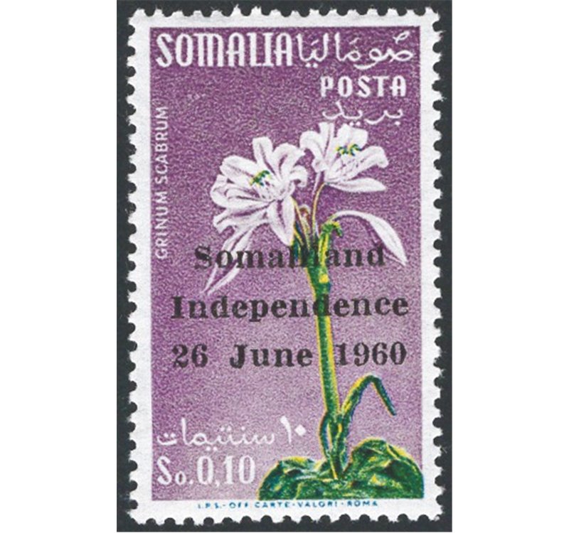 Somalia Repubblica - 1960 - Francobolli di Somalia Afis soprast. “Somaliland Independence 26 June 1960” in occasione della defin