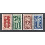 1949 - Biennale di Venezia, serie n° 594/97. Cat. € 100 (**)