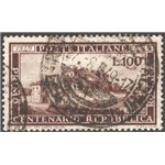 1949 - Repubblica Romana 100 £, n° 600. Cat. € 160 (U)