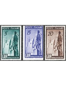 1949 - ERP, serie n° 601/3. Cat. € 120 (**)