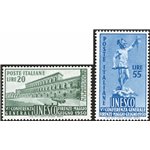 1950 - Unesco, serie n° 618/19. Cat. € 100 (**)