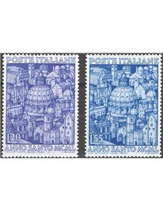 1950 - Anno Santo, serie n° 620/21. Cat. € 120 (**)