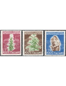 1950 - Tabacco, serie n° 629/31. Cat. € 120 (**)
