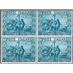 1951 - Colombo, n° 660 in quartina. Cat. € 85 (**) 