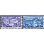 1951 - Montecassino, serie n° 664/65. Cat. € 110 (**)