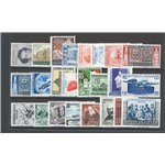 1952 - Annata completa, serie n° 682/705. Cat. € 190 (**)