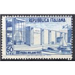 1952 - Fiera di Milano 60 £ con filigrana lettere a sinistra e posizione della ruota "CS" dent. 14x14¼. Cat. € 150 (**)