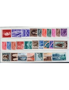 1953 - Annata completa, serie n° 706/32. Cat. € 210 (**)