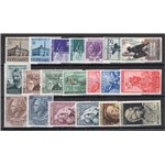 1954 - Annata completa, n° 733/52. Cat. € 220 (**)