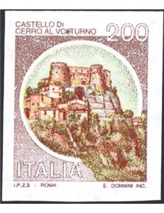 1980 - Castelli 200 £ Cerro al Volturno non dent., n° 1516. Cert.: IC (**)