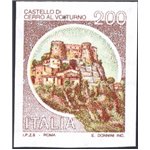 1980 - Castelli 200 £ Cerro al Volturno non dent., n° 1516. Cert.: IC (**)