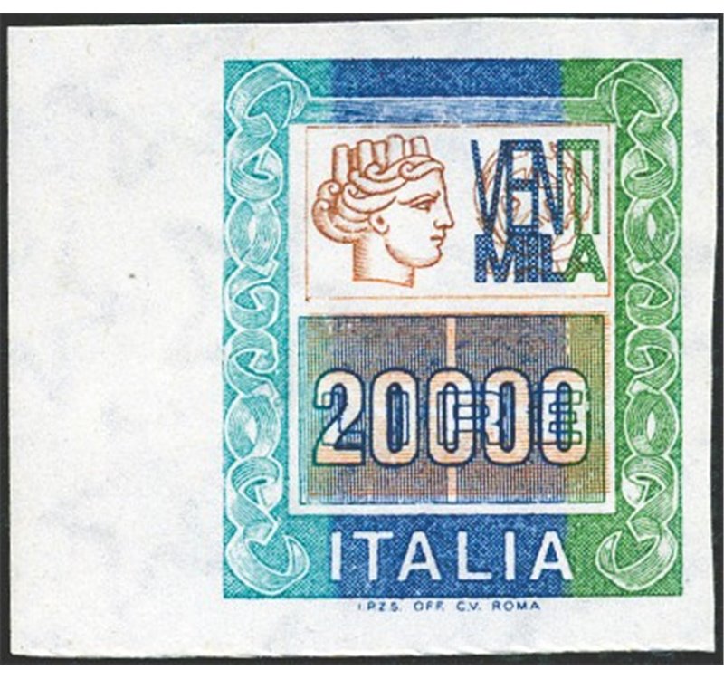 1987 - Alti valori non dent., Sass. Spec. n° 1277AEa. Cert.: IC. Cert.: Biondi (**)