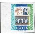 1987 - Alti valori non dent., Sass. Spec. n° 1277AEa. Cert.: IC. Cert.: Biondi (**)