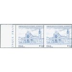 2007 - Monastero di Polirone 0,60 € dent. verticale fortemente spostata in senso orizzontale, coppia orizzontale bordo di foglio