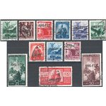 1949/50 - Trieste A, Democratica con soprast. su una riga “AMG FTT”, serie n° 56/67. Cat. € 150 (U)