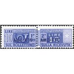 1949/53 - Trieste A, Pacchi postali 10 £ violetto con soprast. modificata "AMG-FTT", n° 18A. Cert.: Biondi. Cat. € 3.200 (**)