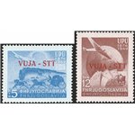 1949 - Trieste B, U.P.U., serie n° 17/18. Cat. € 75 (**)