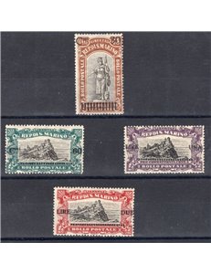 1924 - Pro Combattenti con nuovi valori in soprastampa, serie n° 103/06. Cat. 250 (**)