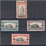 1924 - Pro Combattenti con nuovi valori in soprastampa, serie n° 103/06. Cat. 250 (**)