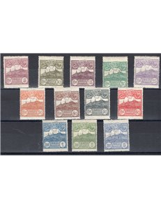 1925 - Vedute, serie n° 107/18. Cat. € 225 (**)