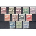 1925 - Vedute, serie n° 107/18. Cat. € 225 (**)