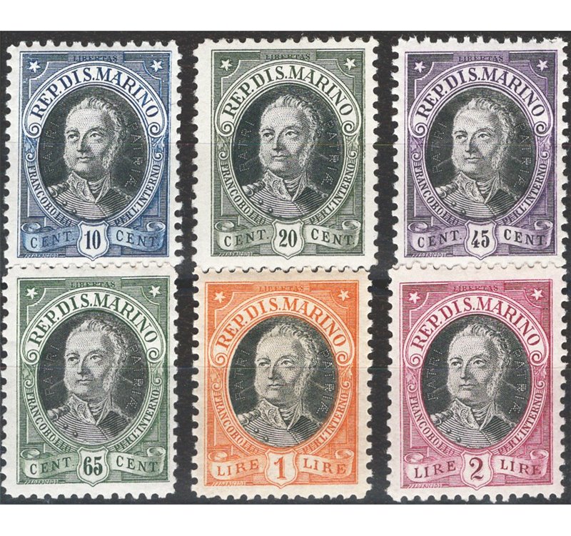 1926 - Onofri, serie n° 123/28 con ottima centratura. Cat. 100 (**)