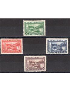 1932 - Treni, serie n° 164/67. Cert.: IC. Cat. € 550 (**)