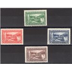 1932 - Treni, serie n° 164/67. Cert.: IC. Cat. € 550 (**)