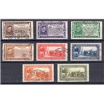 1932 - Garibaldi, serie n° 168/75. Cert.: Biondi. Cat. € 750 (U)