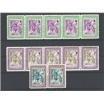 1947 - Beneficenza in strisce, serie n° 318/19. Cat. € 36 (**)