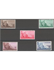 1948 - Lavoratori, serie n° 336/40. Cat. € 160 (**)