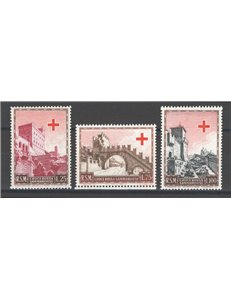 1951 - Croce Rossa, serie n° 369/71. Cat. € 70 (**)