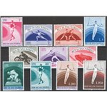 1954/55 - Propaganda sportiva, serie n° 409/19. Cat. € 100 (**)