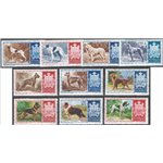 1956 - Cani, serie n° 439/48. Cat. € 62,50 (**)