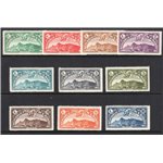 1931 - P.A. Vedute, serie n° 1/10. Cert.: IC. Cat. € 2.500 (**)
