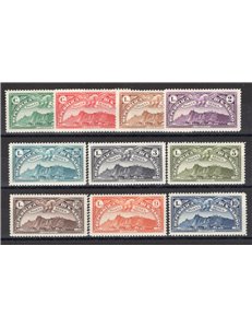 1931 - P.A. Vedute, serie n° 1/10. Cert.: IC. Cat. € 900 (*)
