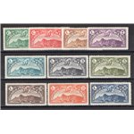 1931 - P.A. Vedute, serie n° 1/10. Cert.: IC. Cat. € 900 (*)