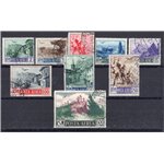 1950 - P.A. Vedute e Soggetti, serie n° 83/91. Cert.: IC. Cat. € 275 (U)