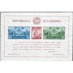 1945 - BF Carducci i due foglietti dent. e non dent., serie n° 6/7. Cat. € 350 (**) 