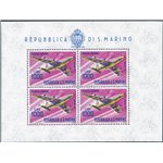 1964 - BF Aereo con taglio verticale fortemente spostato a sinistra di 7 mm., n° 25c. Cert.: Biondi. Cat. € 500 (**)