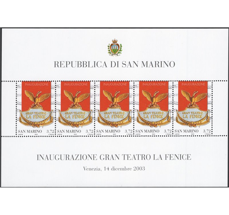2003 - BF La Fenice, n° 73. Cat. € 320 (**)